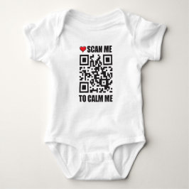 Body Para Bebê Digitalize-me para me acalmar o código QR