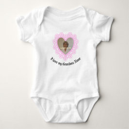 Body Para Bebê Dingus Heart Lace Frame