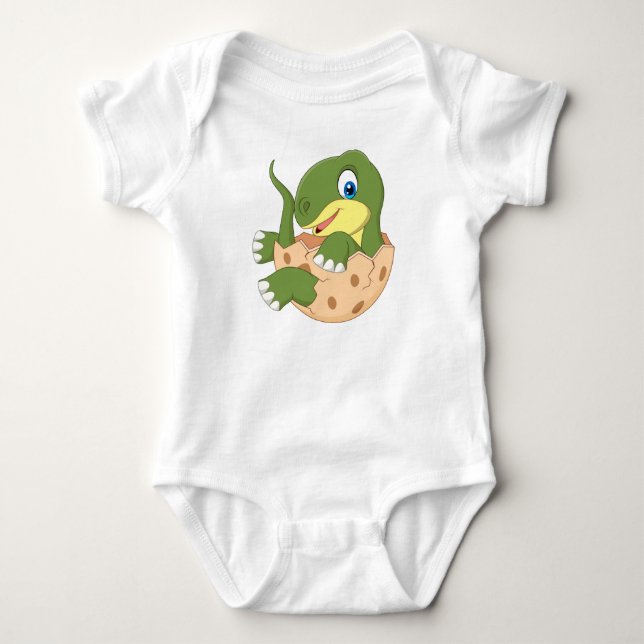Body Para Bebê Dino (Frente)