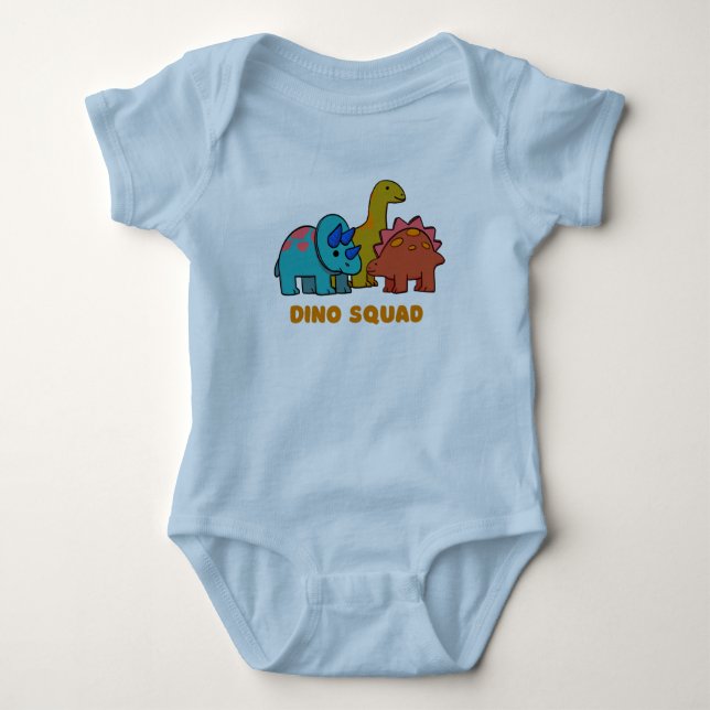 Body Para Bebê Dino Baby Bodydress (Frente)