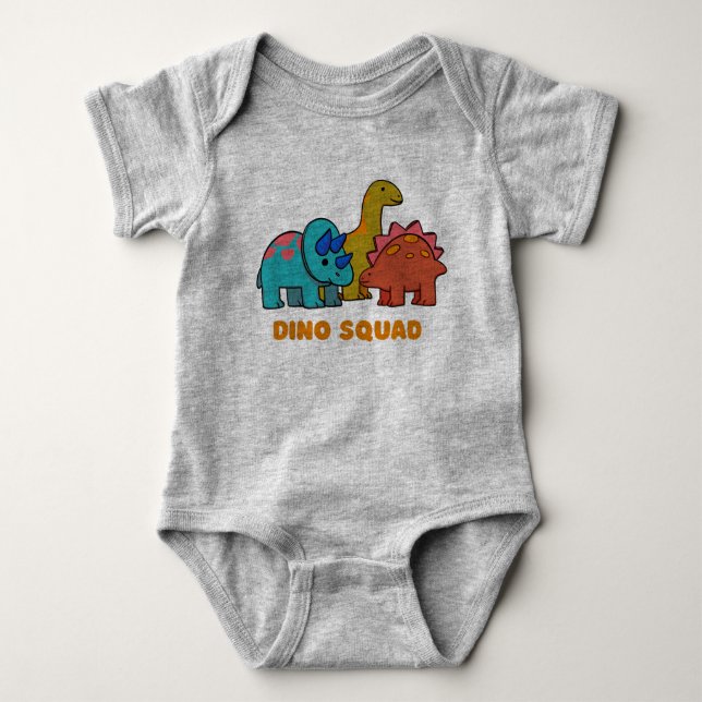 Body Para Bebê Dino Baby Bodydress (Frente)
