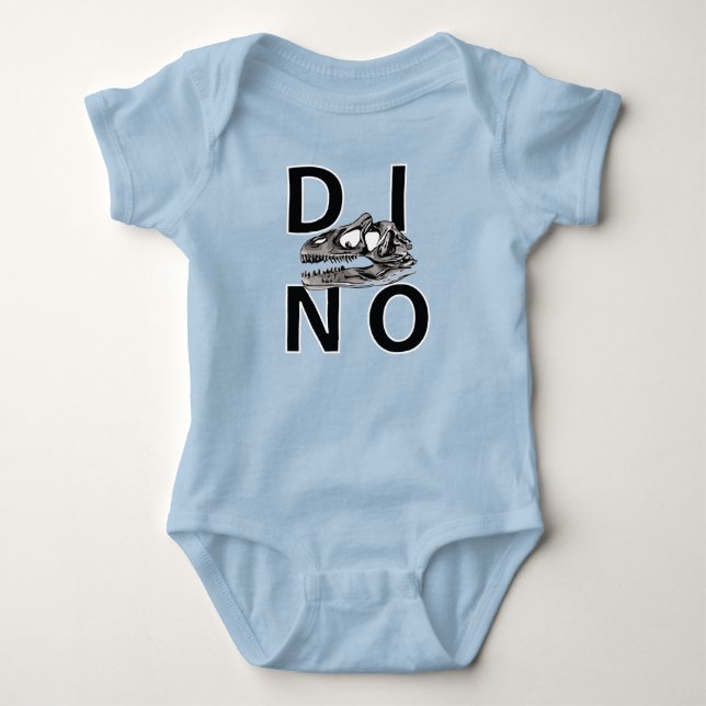 Body Para Bebê DINO - Bebê Jersey Bodycase (Frente)