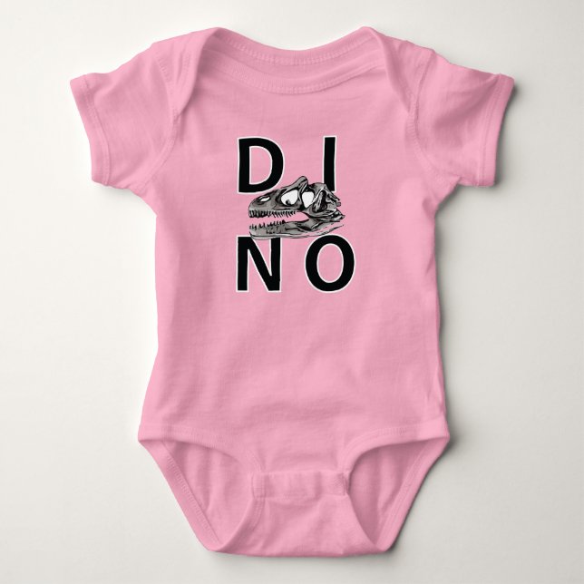 Body Para Bebê DINO - Bebê Jersey Bodycase (Frente)