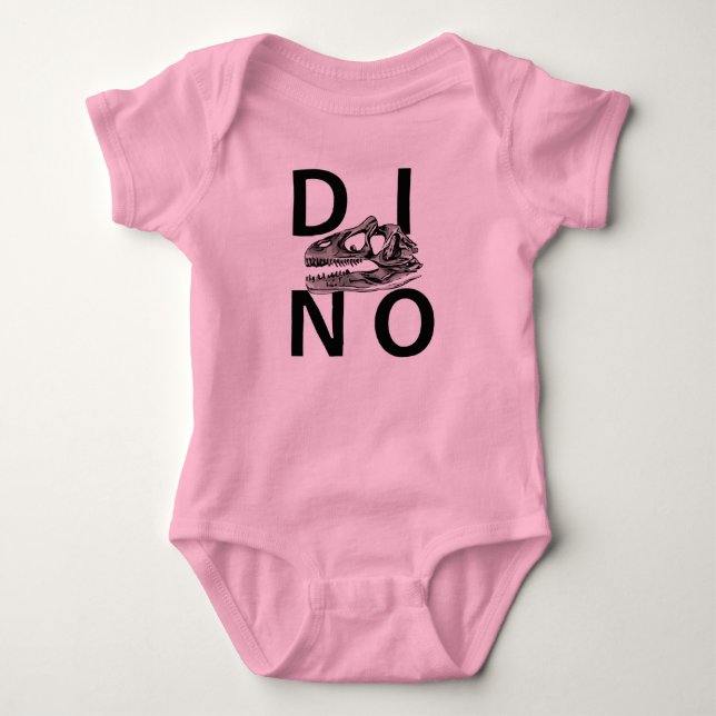 Body Para Bebê DINO - Bebê Jersey Bodycase (Frente)