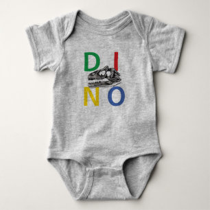 Body Para Bebê DINO - Bebê Jersey Bodycase
