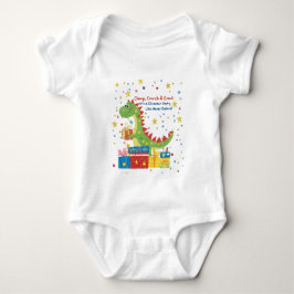Body Para Bebê Dino Birthday