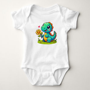 Body Para Bebê Dinossaur Bodycase