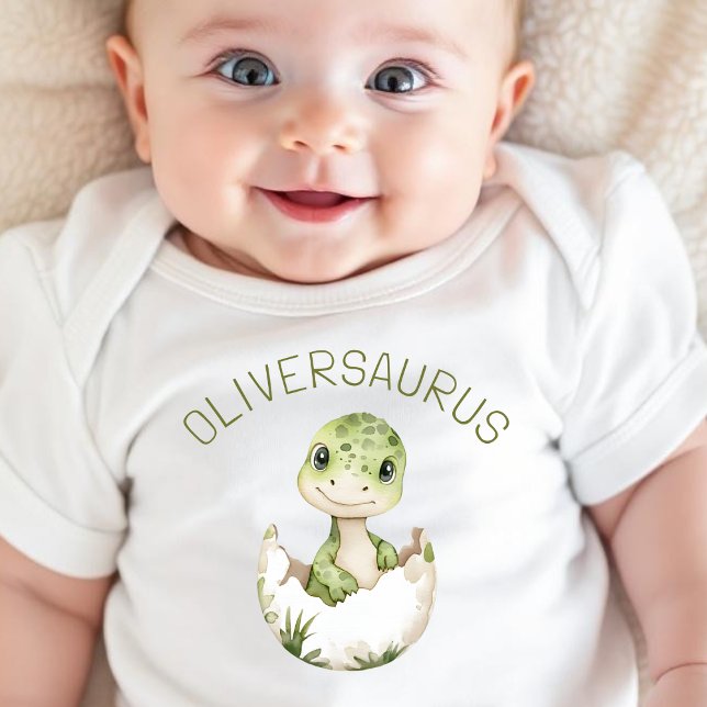 Body Para Bebê Dinossauro Adorável Personalizado Dinossaurinho Be (Criador carregado)