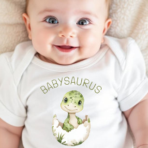 Body Para Bebê Dinossauro Bonito Dinossauro Personalizado Bebêsau