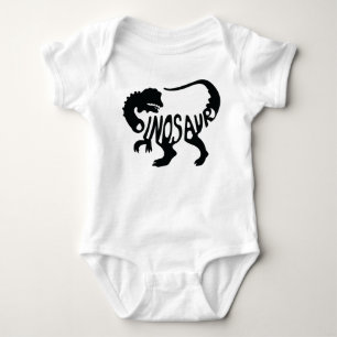 Body Para Bebê Dinossauro Fóssil