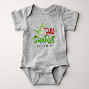 Body Para Bebê Dinossauro Jurássico Personalizado Bebê Surus