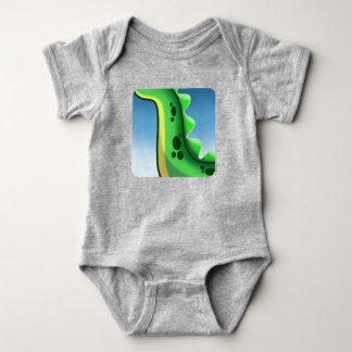Body Para Bebê DINOSSAURO MISTERIOSO DE COLO LONGO por Jeff Willi