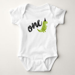 Body Para Bebê Dinossauro Onsie - Tema Dino da Primeira Festa de