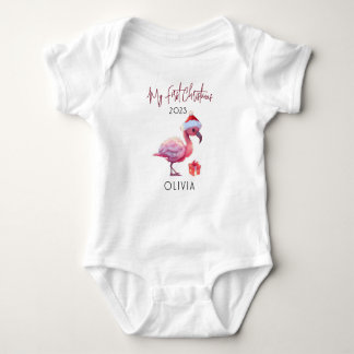 Body Para Bebê Dinossauro Personalizado Bebês Xmas Primeiro Natal