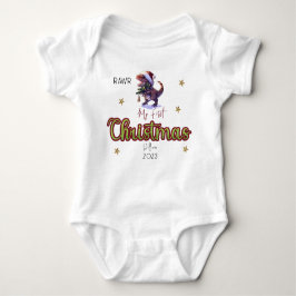 Body Para Bebê Dinossauro Personalizado Rawr Babies Primeiro Nata