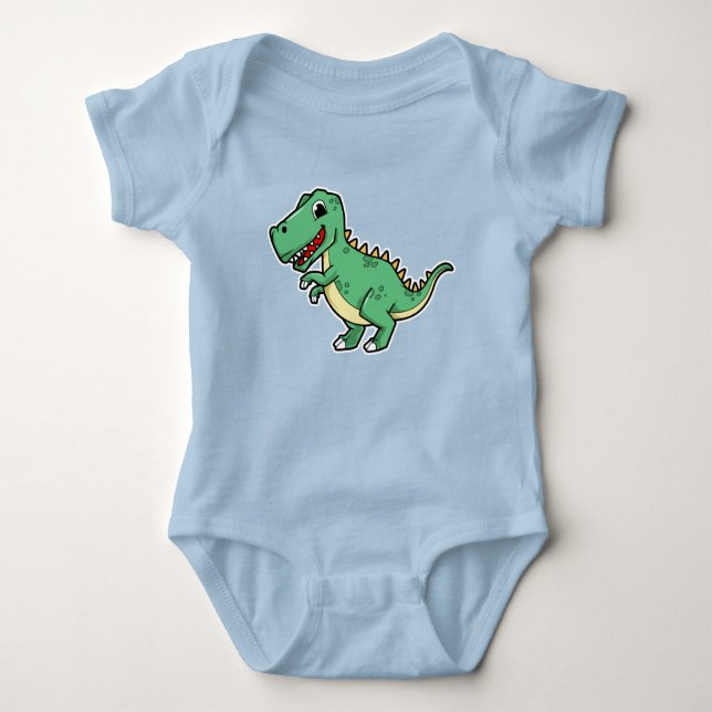 Body Para Bebê Dinossauro Super Bonito (Frente)