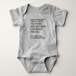 Body Para Bebê Direitos Iguais Outros Não São Menos Direitos N