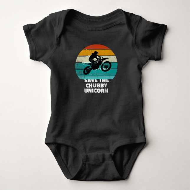 Body Para Bebê Dirt Bike Motocross Gift Para Homens (Frente)