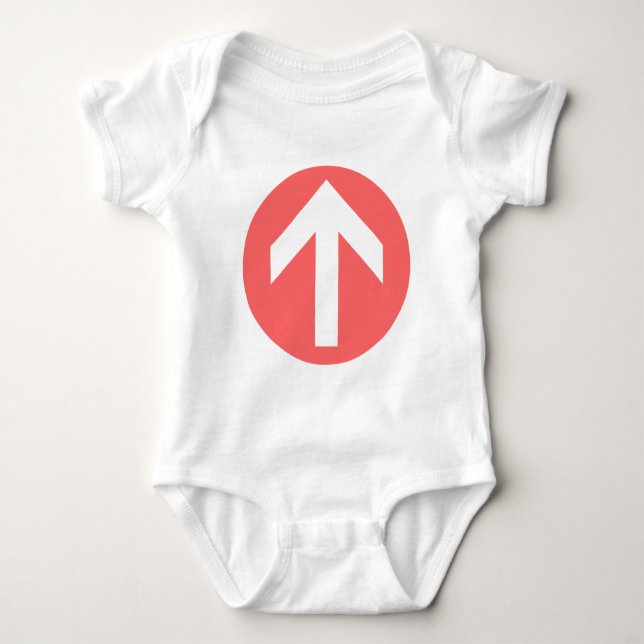 Body Para Bebê Disco de Seta (Frente)