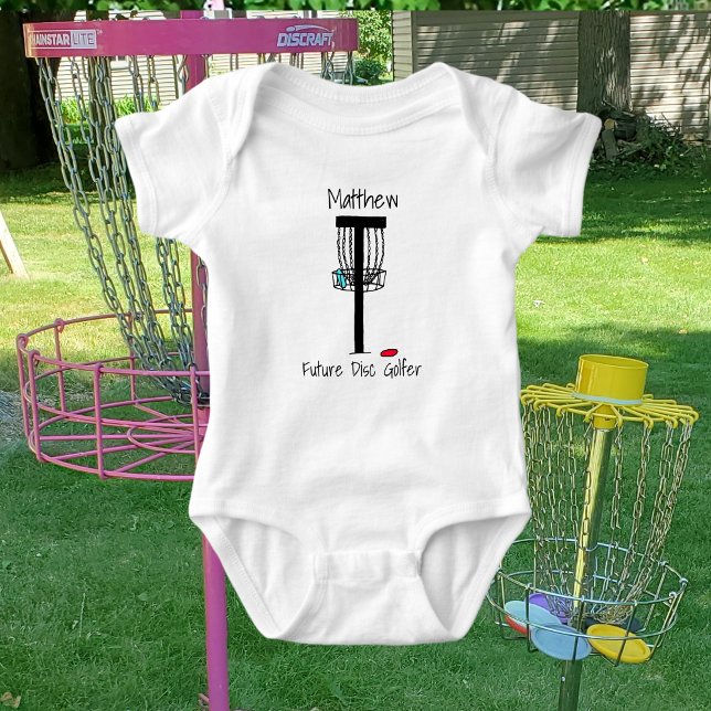 Body Para Bebê Disco futuro personalizado Golfer Baby Bodysui (Criador carregado)