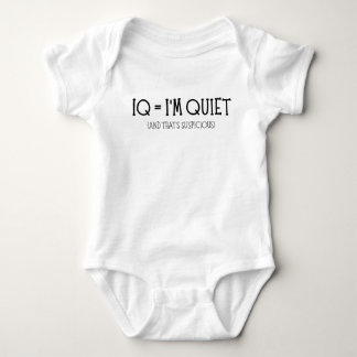 Body Para Bebê Dito engraçado de bebê fofo de matemática