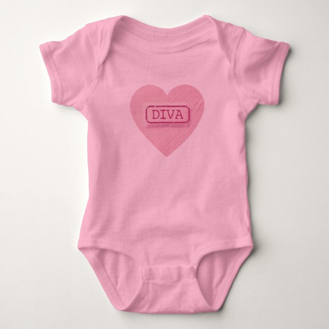 Body Para Bebê Diva (Frente)