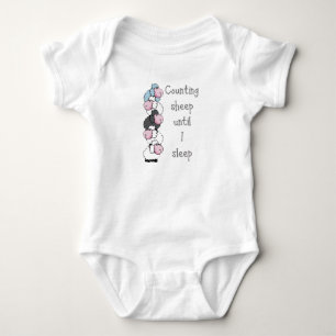 Body Para Bebê Diversão Contando Ovelhas Até Eu Dormir Citaçã