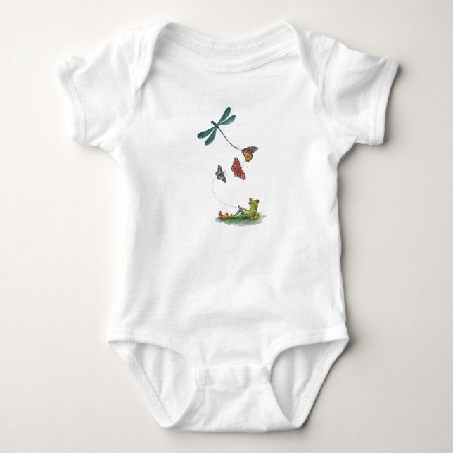 Body Para Bebê Diversão na Primavera (Frente)