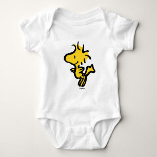 Body Para Bebê Divertimento e flores do Snoopy & Woodstock