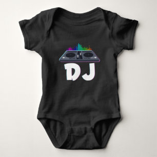 Body Para Bebê DJ Techno Music Productor EletroMusical