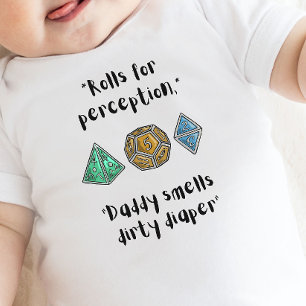 Body Para Bebê DnD Baby- Roll para Percepção fralda suja