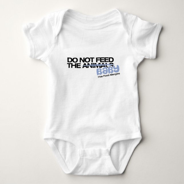 Body Para Bebê do_not_feed (Frente)