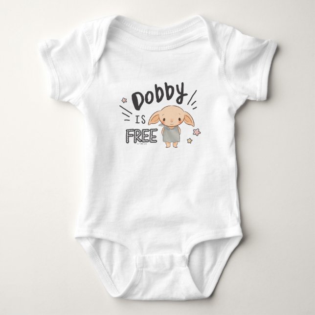 Body Para Bebê Dobby Está Livre (Frente)