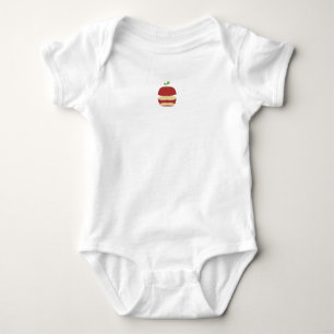 Body Para Bebê Doce Apple, menina