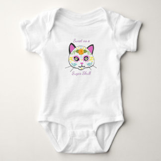 Body Para Bebê Doce Bebê Açúcar Crânio Roupa De Bebê