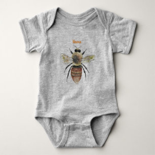 Body Para Bebê Doce Bee Baby Jersey