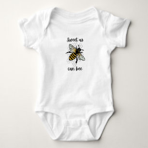 Body Para Bebê doce como a roupa de bebê de abelha.