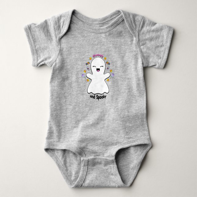 Body Para Bebê Doce e Assustador! (Frente)