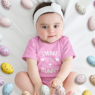 Body Para Bebê Doce Páscoa de coelhinho