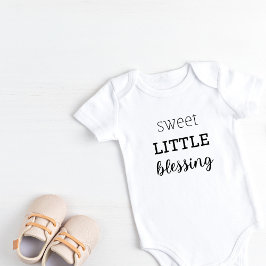 Body Para Bebê Doce Pequena Bênção Bebê Cabeça