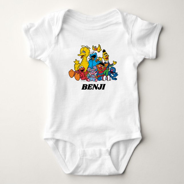 Body Para Bebê Doce Sesame Street Pals (Frente)