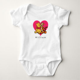 Body Para Bebê Doce Winnie the Pooh & Tigger