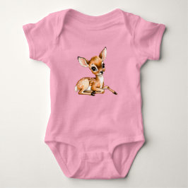 Body Para Bebê Doe Bonito A Arder, Deer Lover Gift,