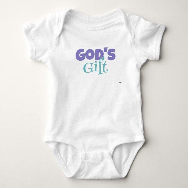 Body Para Bebê Dom de Bebê do Deus HAMbyWG (Frente)