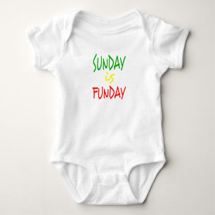 Body Para Bebê Domingo de Reggae é Dia de Diversão