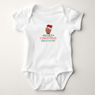 Body Para Bebê Donald Trump - faça o bebê do excelente do Natal