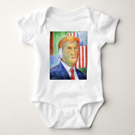 Body Para Bebê Donald Trump Van Gogh