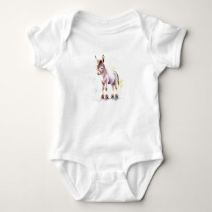 Body Para Bebê Donkey Chá de fraldas Presente, Presente de Bebê