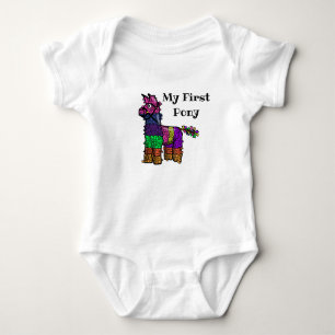 Body Para Bebê Dorminhoco do bebê do Pinata - meu primeiro pône