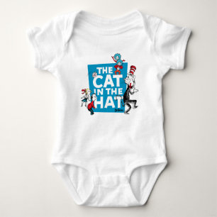 Body Para Bebê Dr. Seuss Cat no logotipo Hat - Caracteres